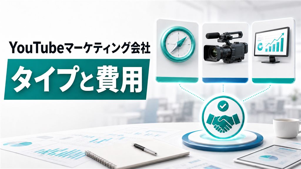 YouTubeマーケティング会社の選び方｜タイプと費用の見方