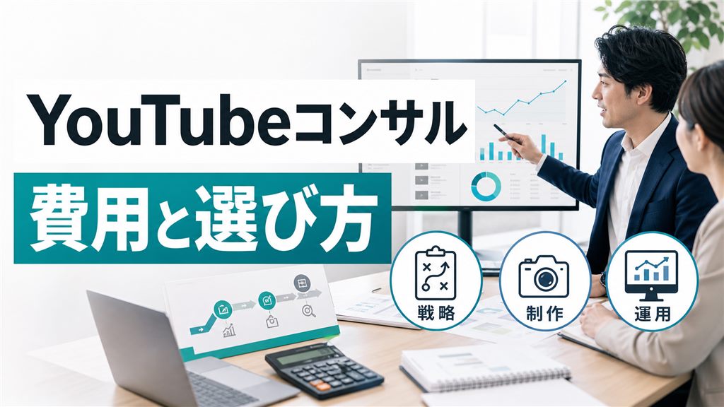 YouTubeコンサルの費用と選び方｜制作会社・運用代行との違いも解説