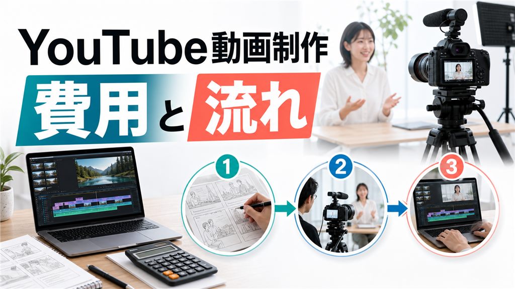 YouTube動画制作の費用相場と流れ｜内製のやり方まで解説