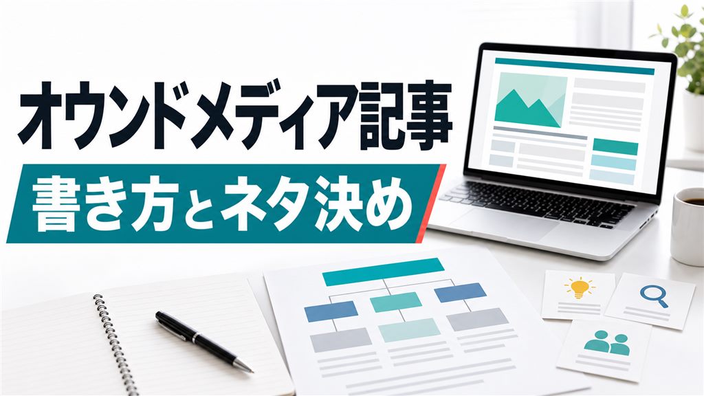 オウンドメディア記事の書き方｜型・文字数・ネタの決め方