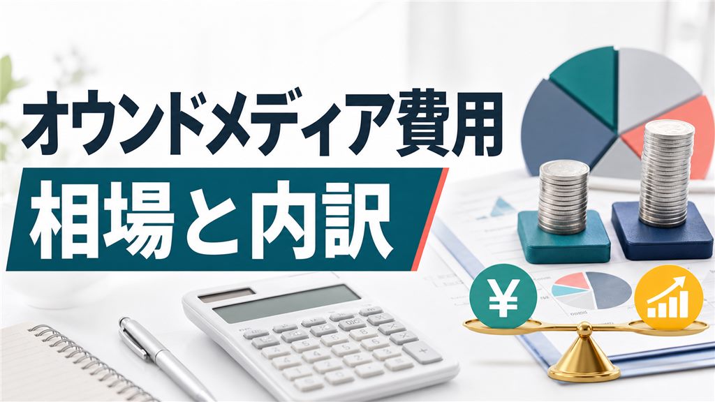 オウンドメディアの費用相場と内訳｜初期・月額・費用対効果を解説