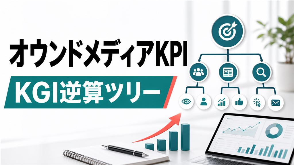 オウンドメディアのKPI設計｜KGI逆算のツリーとフェーズ別指標