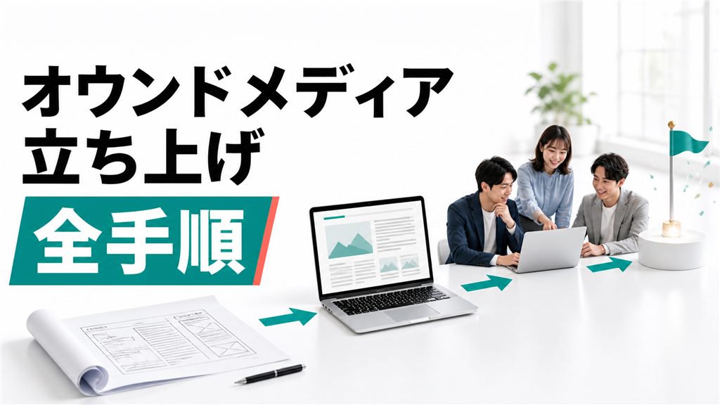 オウンドメディア立ち上げの全手順｜設計・構築・体制づくりの進め方