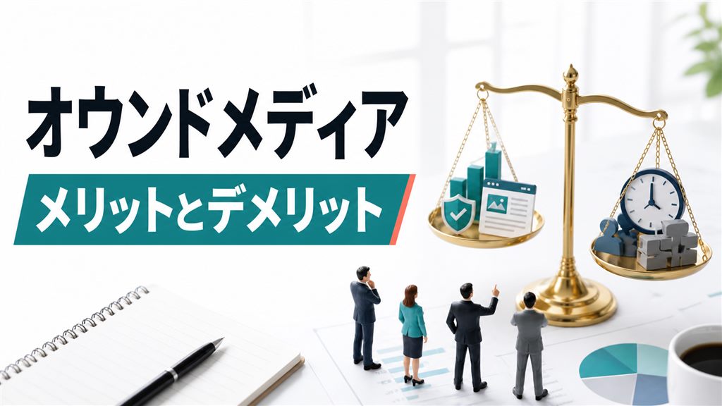 オウンドメディアのメリットとデメリット｜導入に向く企業の特徴も解説