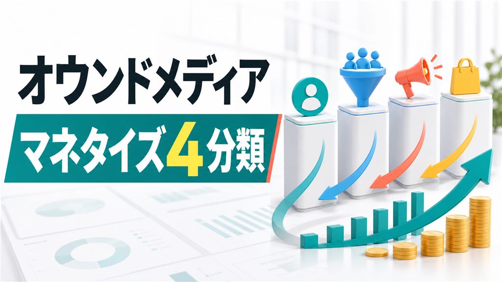 オウンドメディアのマネタイズ手法4分類と選び方・収益化までの期間