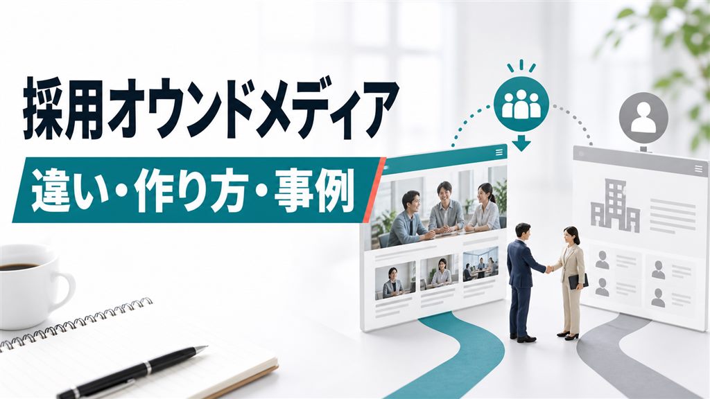採用オウンドメディアとは｜採用サイトとの違い・作り方・事例を解説