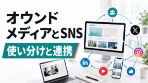 オウンドメディアとSNSの違いは？使い分けと連携のコツ