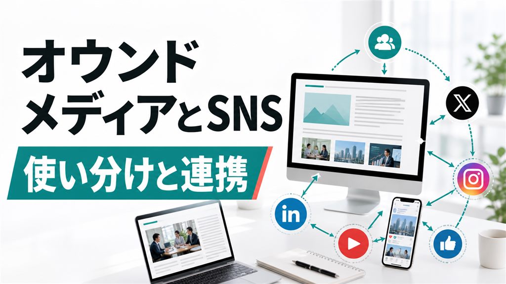 オウンドメディアとSNSの違いは？使い分けと連携のコツ