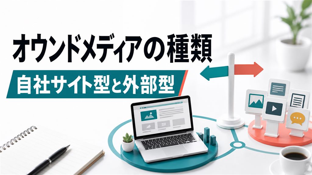 オウンドメディアの種類を一覧で解説｜自社サイト型と外部型の選び方