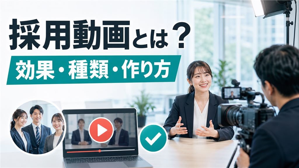 採用動画とは？効果・種類・作り方と事例をまとめて解説